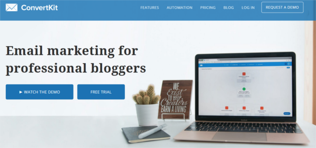 Mopinion: las 20 mejores herramientas de marketing por correo electrónico: una descripción general - Convertkit