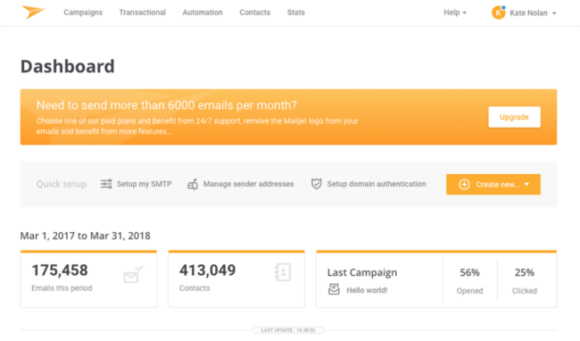 Mopinion: Las 20 mejores herramientas de marketing por correo electrónico: una descripción general - Mailjet