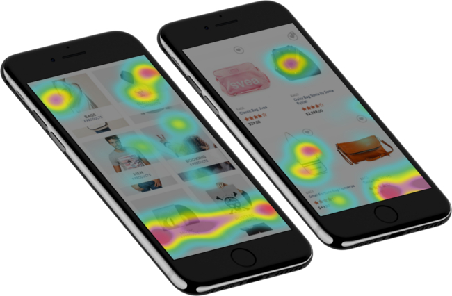 Mopinion: creare un percorso utente perfetto nella tua app mCommerce - Heatmapping