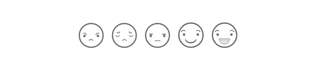 Mopinion: 5 plantillas de formulario de comentarios de aplicaciones móviles fáciles de usar - Smileys