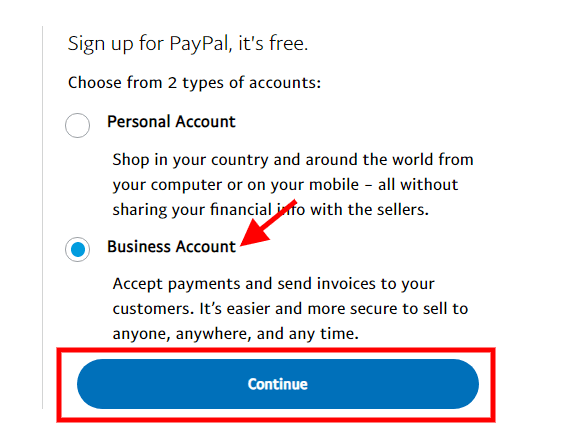 如何設置 PayPal 企業帳戶