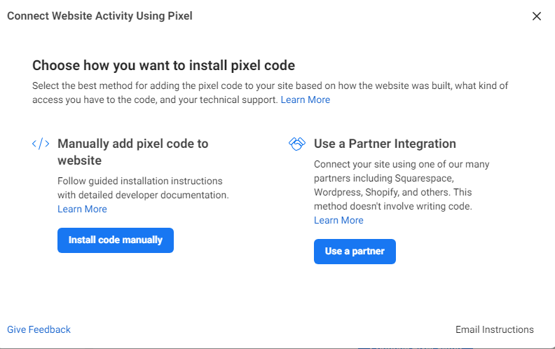 Modi per installare Facebook Pixel su un sito web