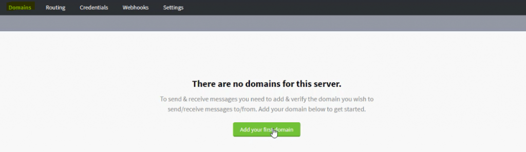 在郵政中添加域