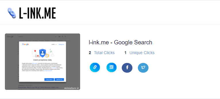 Clics de suivi d'URL