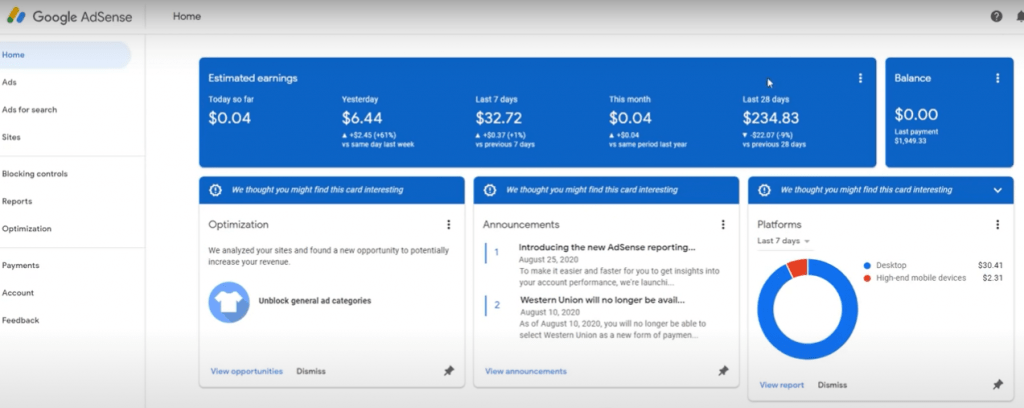 如何使用 Google Adsense 通过 wordpress 博客获利