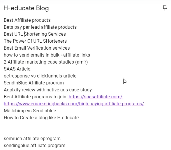 H-ブログ記事のアイデアとコンテンツ計画を教育する