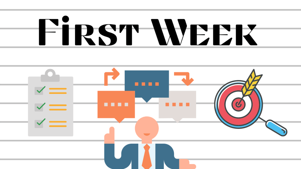 97日間の行動計画の最初の7日間