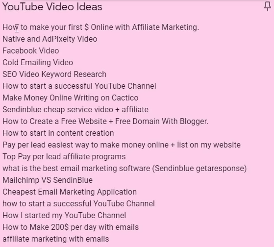 H-YouTubeチャンネルのビデオのアイデアとコンテンツの計画を教育する