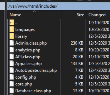 zmień plik konfiguracyjny