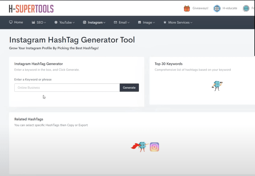 generator hashtagów