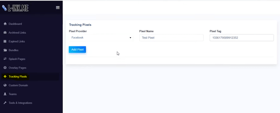 pixel di tracciamento