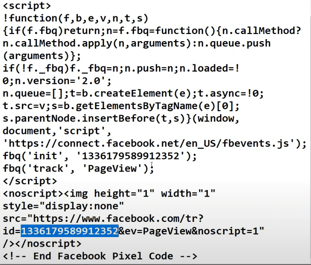 pixel tag per il retargeting