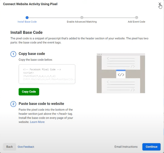 pixel di retargeting di facebook