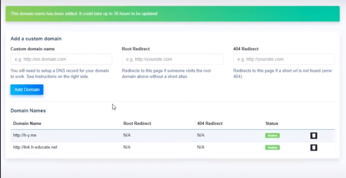 beni bağla özel alan adı ekle