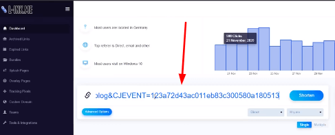 bağlı kuruluş bağlantınızı kısaltın