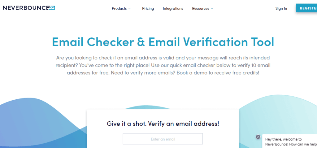 أداة التحقق من البريد الإلكتروني المجانية من NeverBounce وأداة التحقق من البريد الإلكتروني