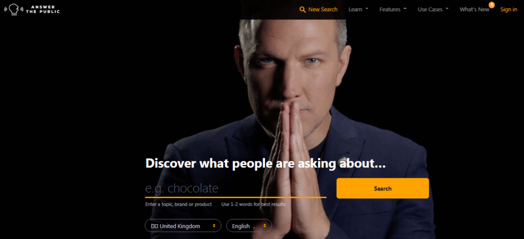 Answerthepublic - Instrument de cercetare a conținutului