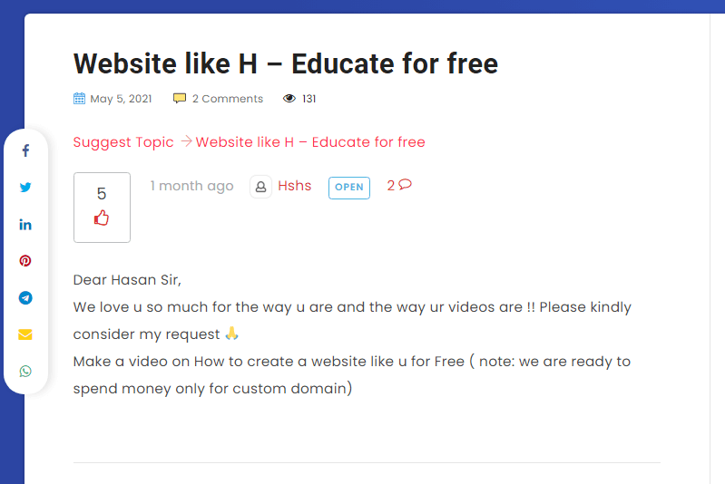 Demandez à votre public des idées de contenu