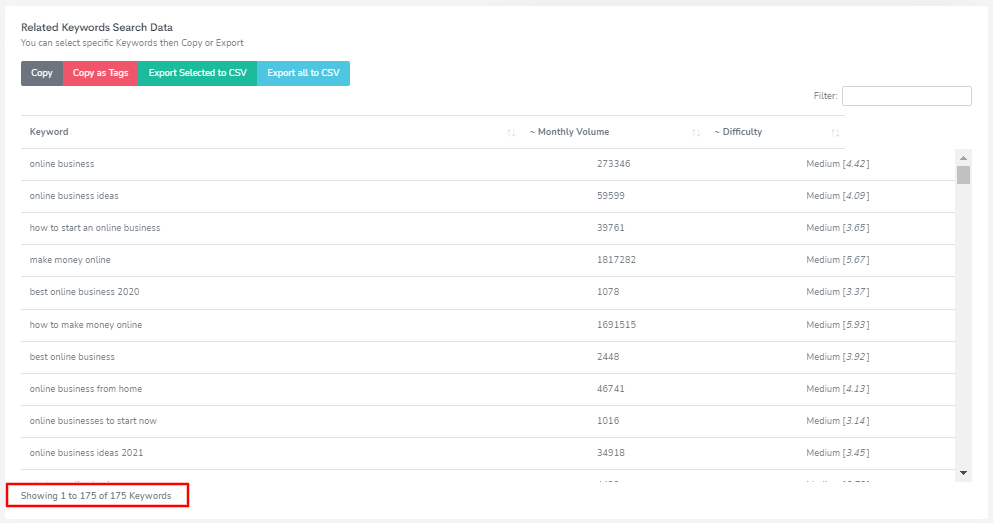 Outil de recherche de mots-clés H-Supertools