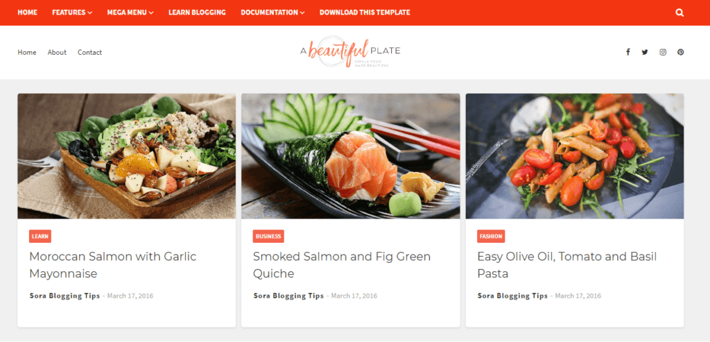 Darmowy szablon Bloggera z płytą