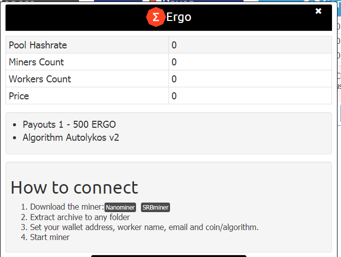 2.3 تنزيل أداة nanopool - كيفية تعدين عملات Ergo