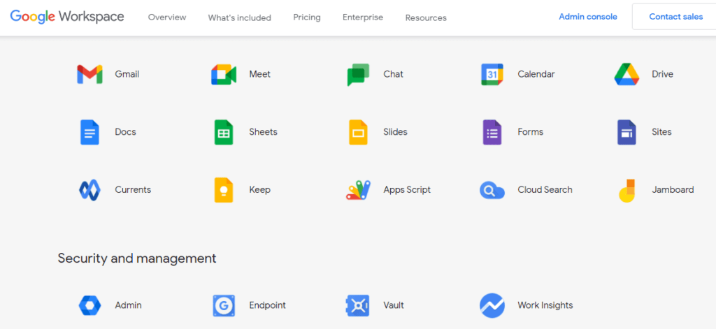 Google Workspace Apps