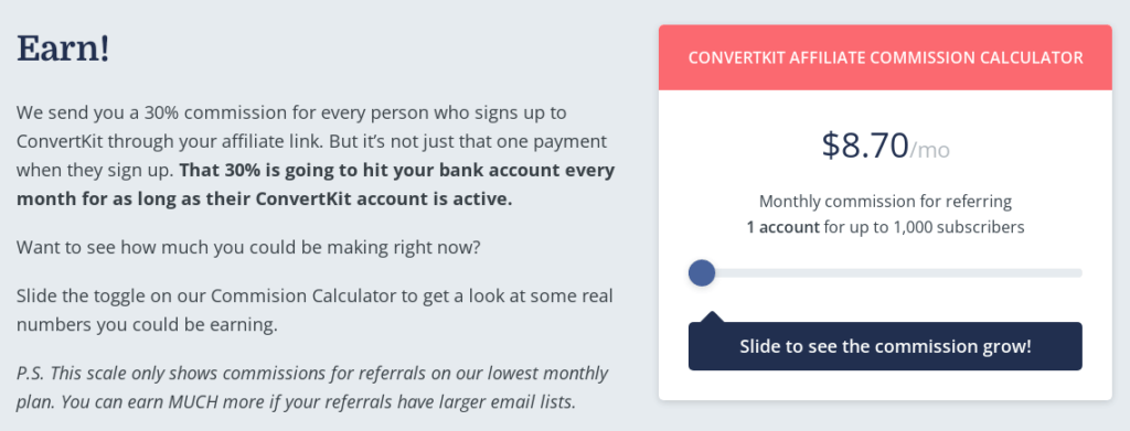 Program Afiliasi Berulang Convertkit