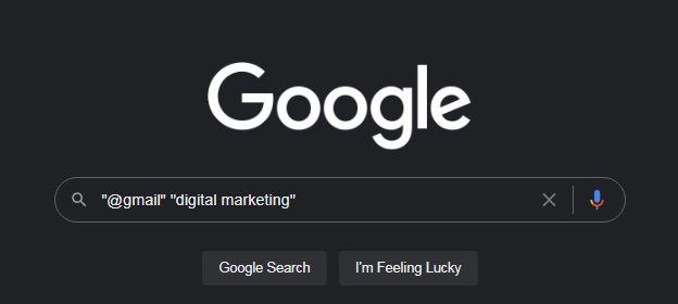 Google 3에서 이메일 스크래핑