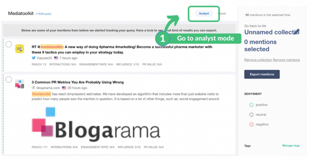 análise manual de sentimentos passo 1