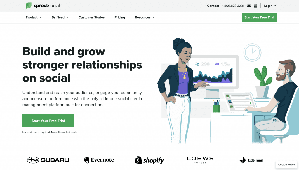 在 mediatoolkit 博客中發芽社交截圖關於品牌聲譽管理