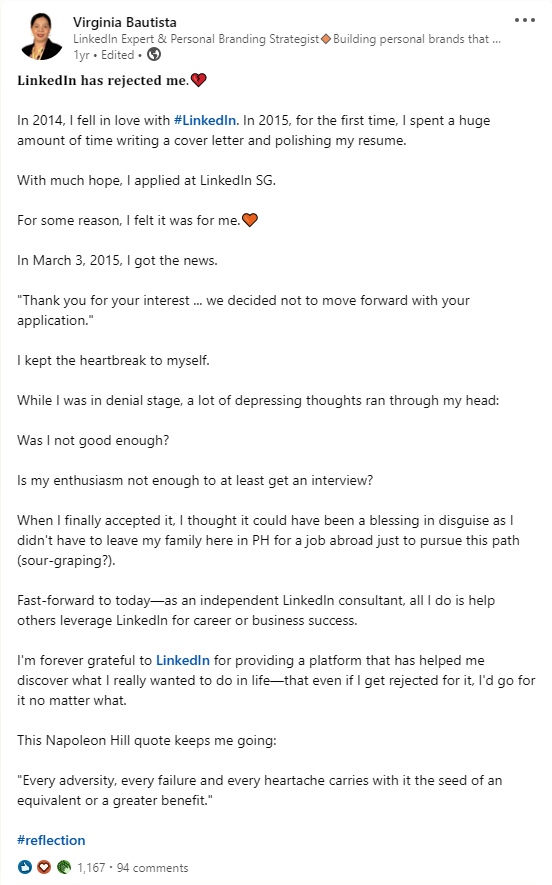 Post de Virginia Bautista sur LinkedIn