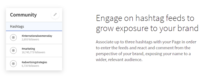 LinkedIn 커뮤니티 해시태그