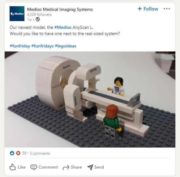 Medisoはレゴを使用しています Mediso uses Lego