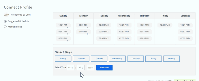 TikTok content scheduler
