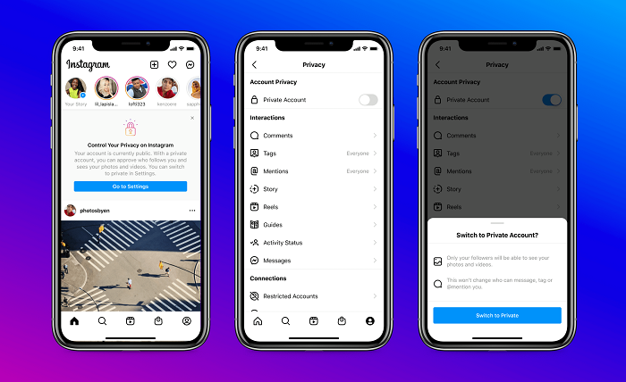 Instagram 私人帳戶