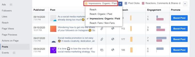 페이스북 노출수