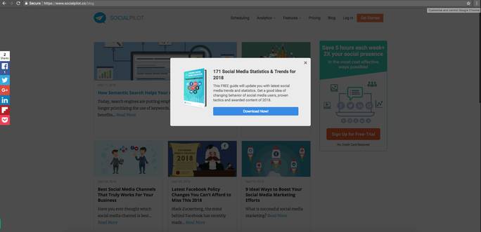 Offer some valuable thing to your audience