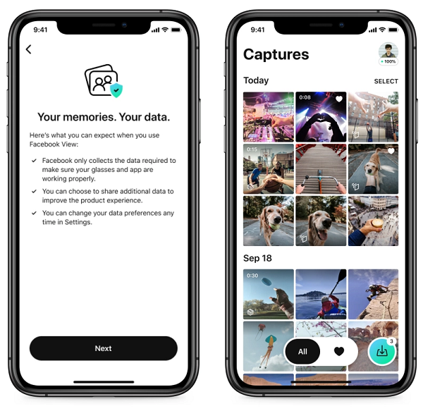 Aplicativo Ray Ban Stories