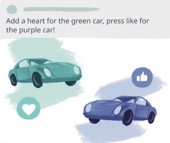 Ilustrasi umpan pertunangan Facebook