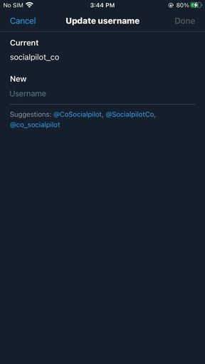 업데이트 사용자 이름