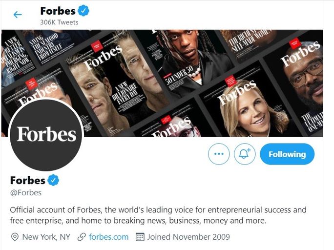 Forbes-Twitter-사용자 이름