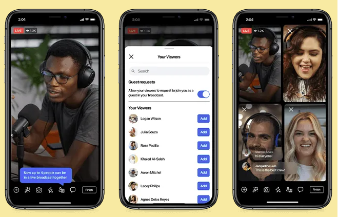 게스트와 함께하는 페이스북 라이브