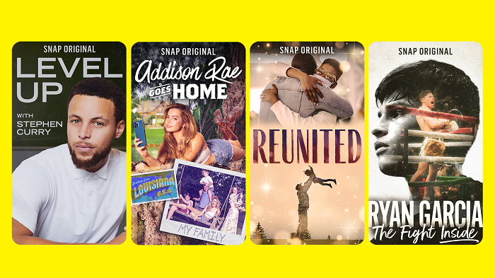 Snapchat Descubrir programas