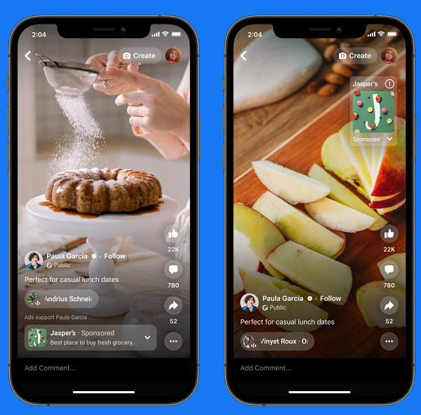 Instagram Reels 貼紙廣告