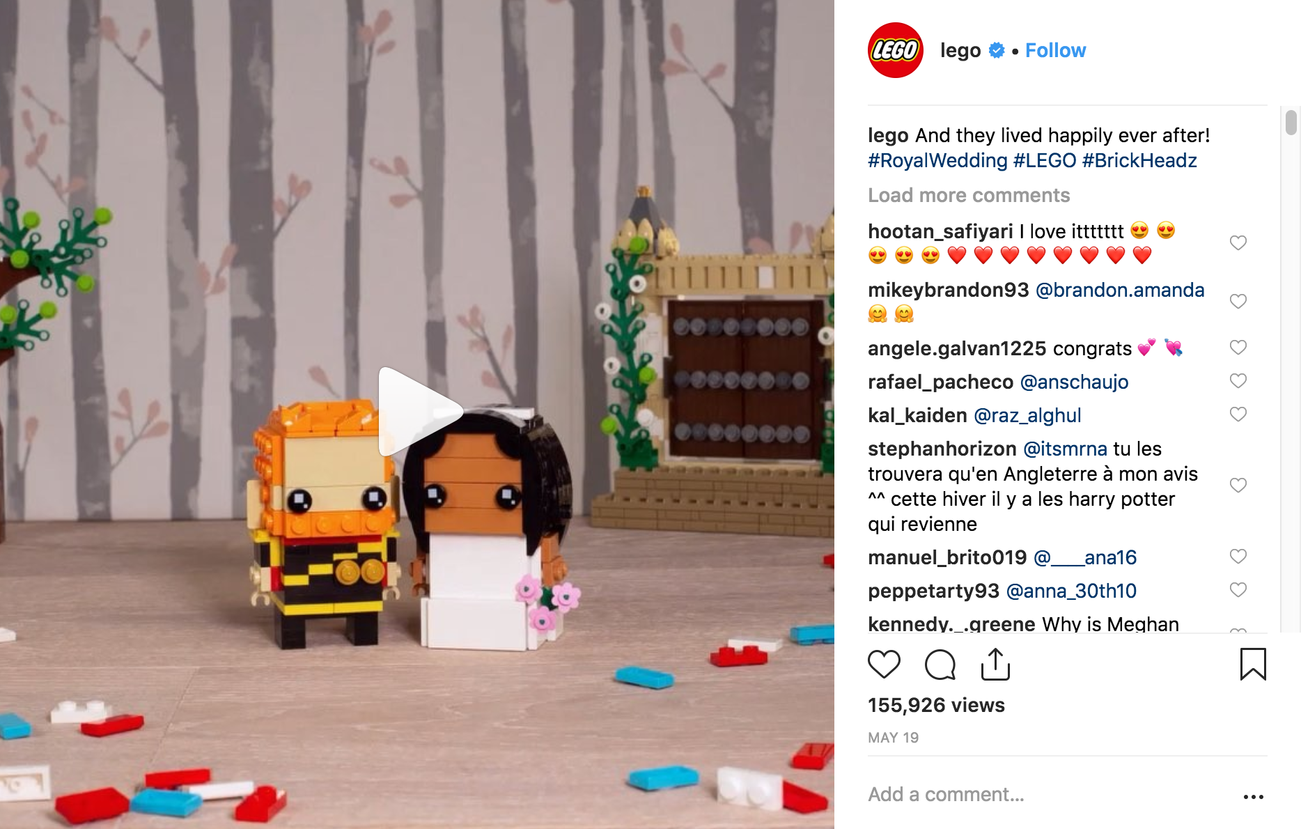 Cele mai bune campanii Instagram 2018 - Lego - Sked Social