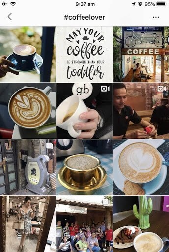 Rezultatele hashtag-ului iubitor de cafea 2