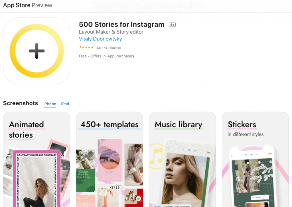 Creator de aspect 500 de povești și editor de povești