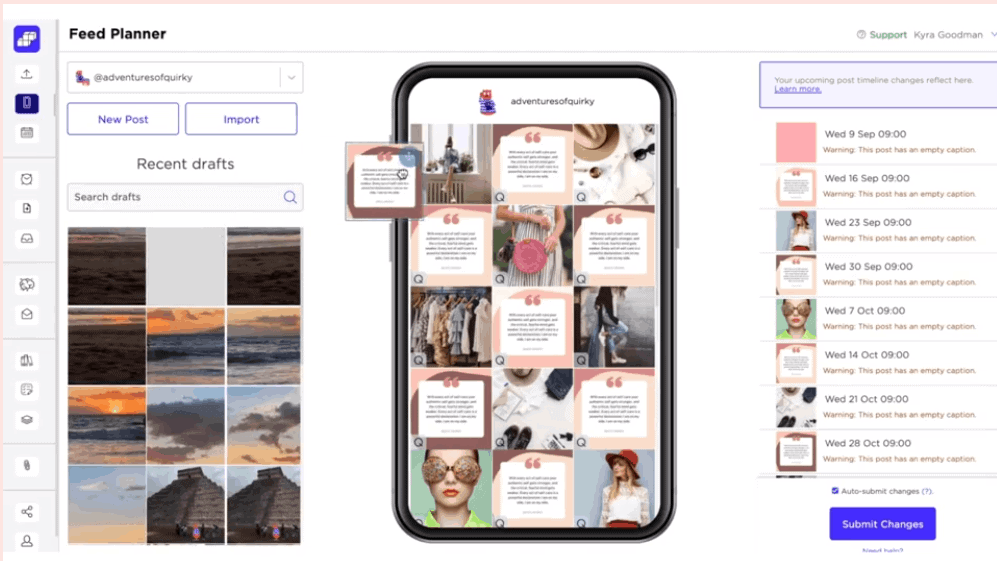 Instrumentul de planificare vizuală de la Sked Social