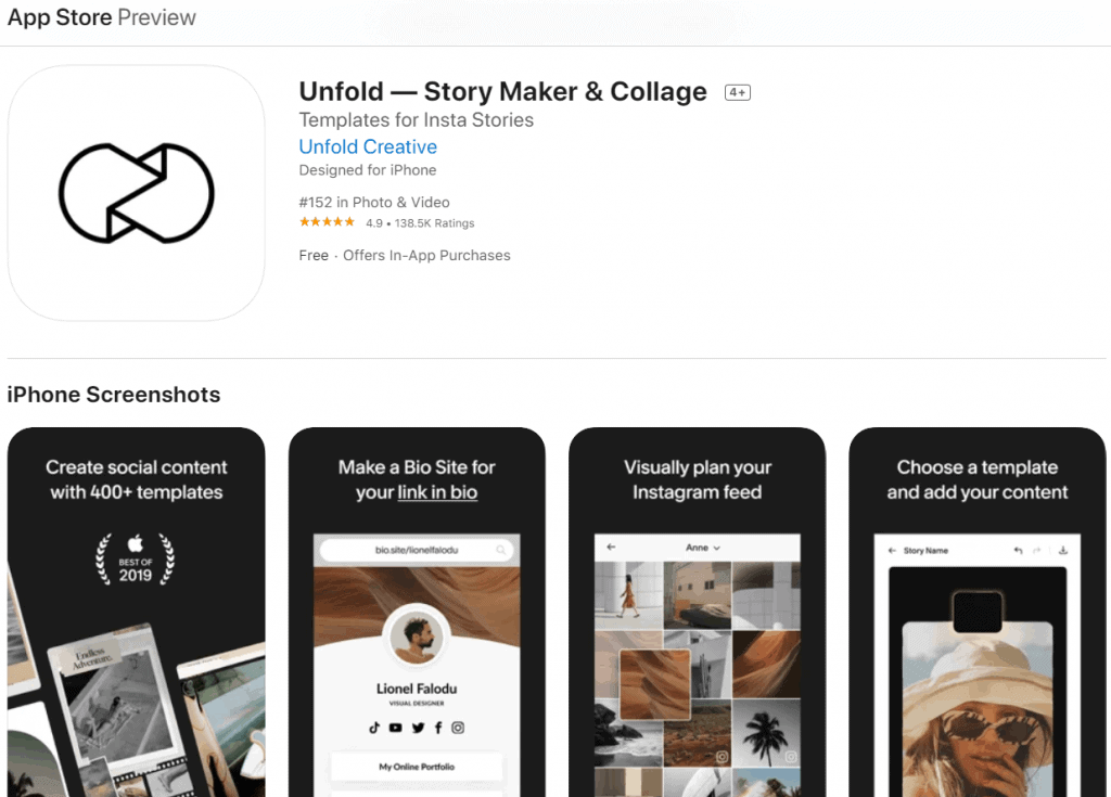 Desfășurați Story Maker și Collage