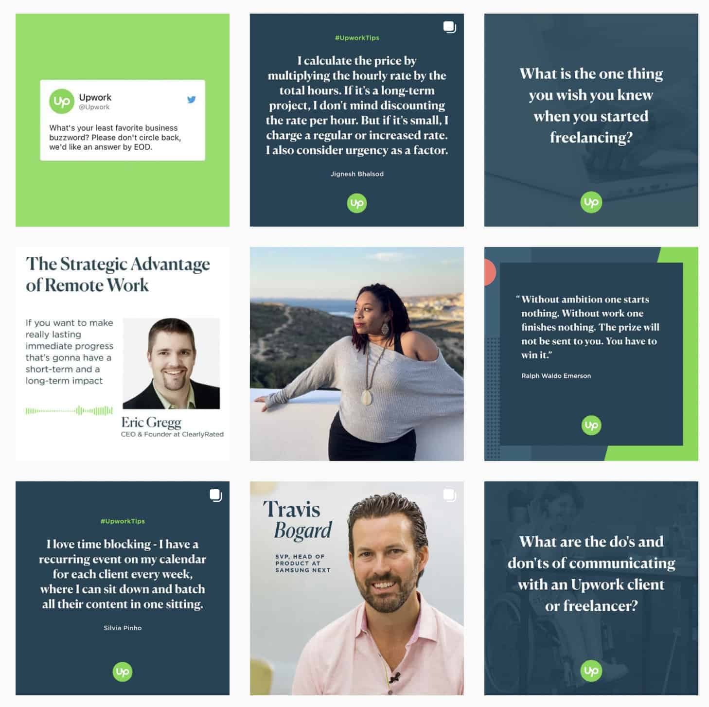 Umpan Instagram Upwork